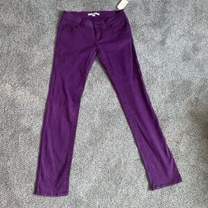 Twelve Purple Skinny Jeans